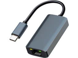Adaptador de Rede Usb 3.2 Tipo c para Rj45 em Liga de Alumínio, Velocidade de 5 Gbps, Otimizado para SFUSHOS