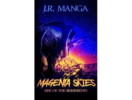 Livro Magenta Skies Rise of the Berserkers de JR Manga (Inglês)