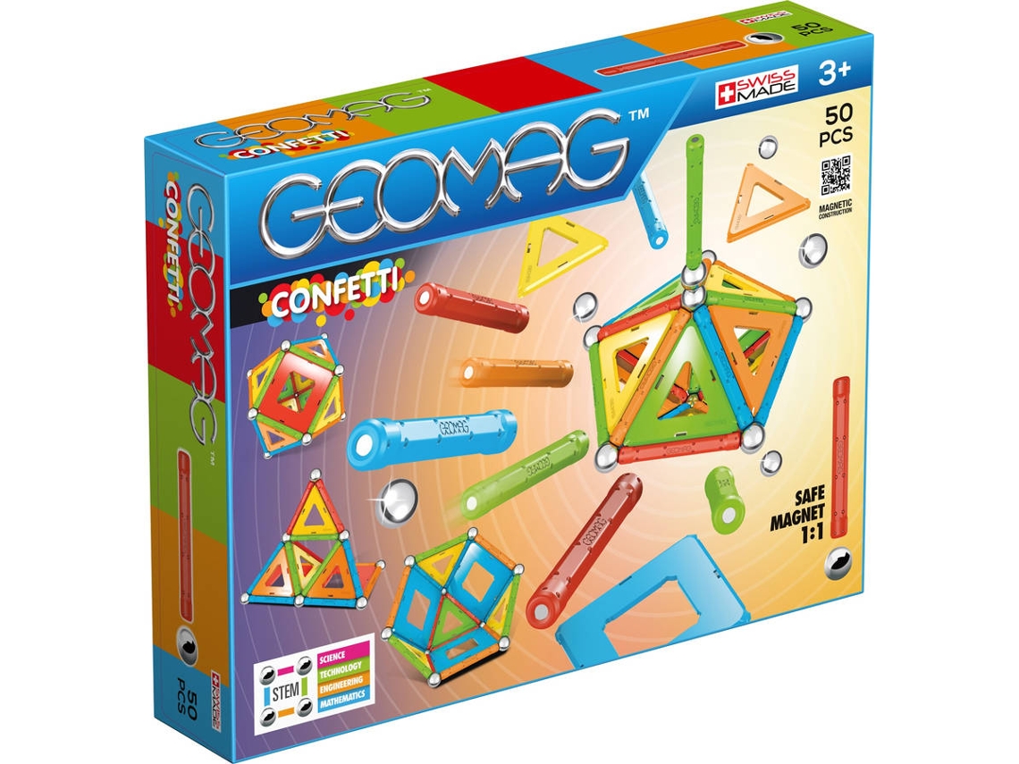 Construção GEOMAG Confetti (50 Peças)