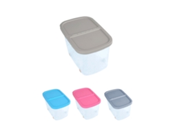 Cajas De Almacenaje Transparente Dos Compartimentos – Cajas Organizadoras De Plástico Con Tapa Y Ruedas Crudo 60 Litros