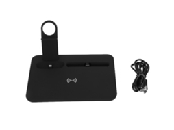 Aetheria base de Carga Sem Fio 5 em 1 Portátil para Celular Relógio Fone de Ouvido