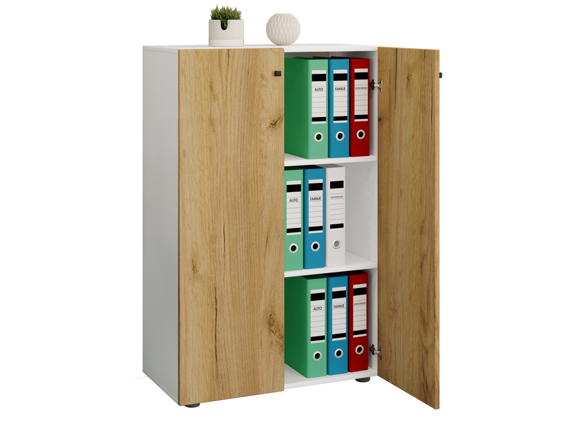 Armário De Arquivo De 3 Compartimentos Lona Vcm