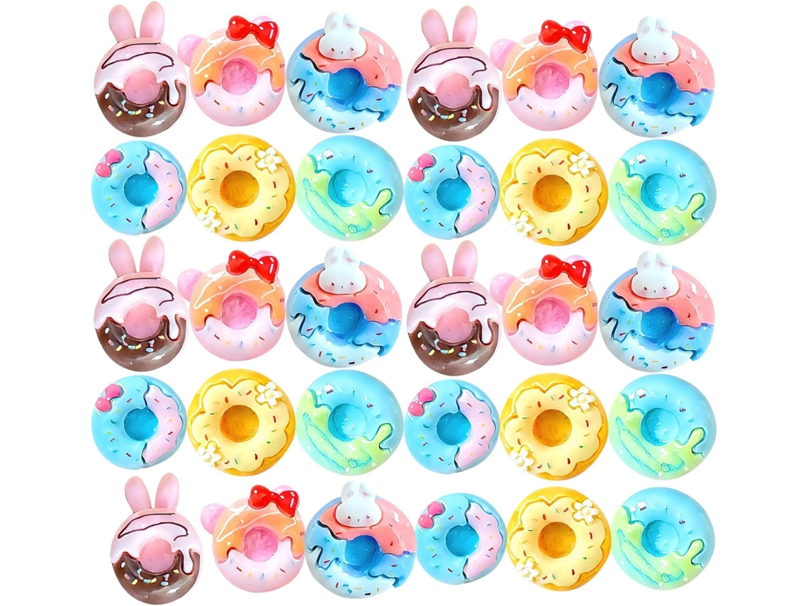 30-tachinhas Em Formato De Rosquinha Tachinhas Divertidas Decorativas Para Murais Ideais Organizar O Escritório Ou A