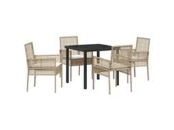 Conjunto de Móveis de Jardim 5 Pcs HARLANV1