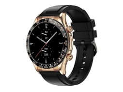 Relógio Inteligente Bluetooth Loaniy E18 Pro com Função NFC, Silicone Dourado Hengrongshen