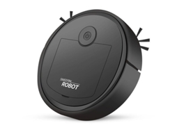 Aspirador robô BRILVIBERA, 2 em 1, para limpeza seca e úmida, com carregamento USB