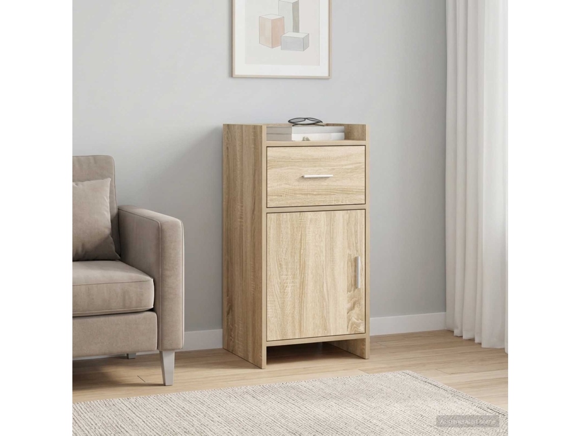 Vidaxl Buffet Carvalho Sonoma 40 X 36 X 80 Cm Derivados De Madeira
