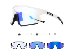Óculos De Sol Fotocromáticos Para Ciclismo, Óculos De Sol Para Esportes Ao Ar Livre Que Mudam De Vermelho E Azul, Óculos Estilo Harley.