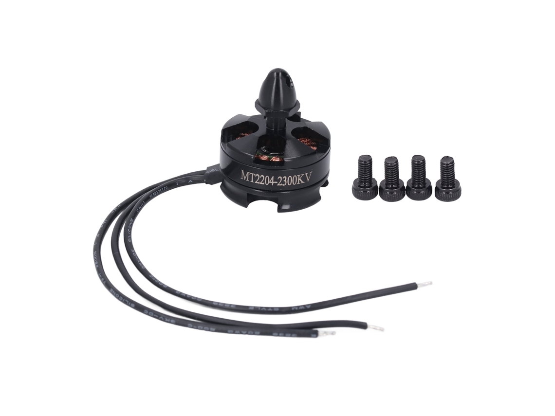 Yuru motor Brushless Drone Rc Fpv Mt2204 2300kv com Empuxo 420g para Qav 180 210 250 Preto