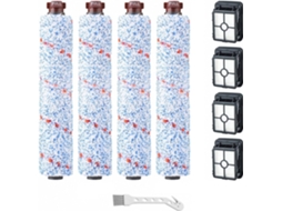 Pacote Rolos Escova Multissuperfície Filtros Reposição Aspiradores Bissell Crosswave