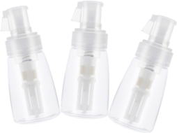 De Viagem Com 3 Frascos De Spray Para Pó Vazios E Recarregáveis.