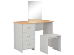 Dressing Table, Dressing Tables Vidaxl Cinzeto Madeira Processada (n/a)