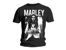 T-Shirt ROCK OFF Bob Marley Black & White (Tamanho: S)