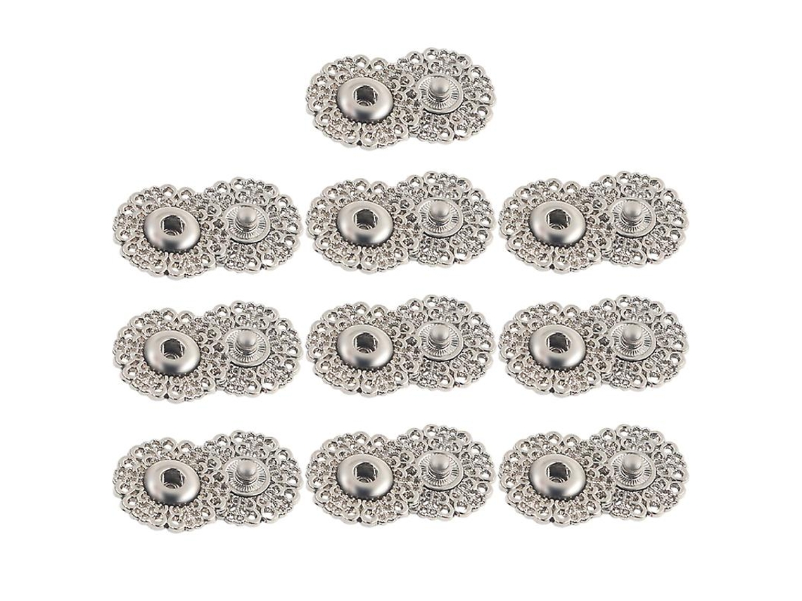 10Pcs Botões de Pressão ALLINLESS