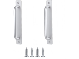 Puxador De Porta De Celeiro Deslizante,puxador Para Porta De Celeiro,porta De Madeira,jardim Externo,armário Btforus (prata,180mm)