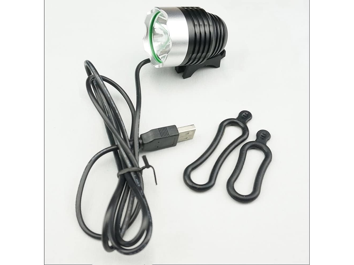 Lanterna Led Para Bicicleta/pesca De 1800 Lúmens T6 L2, À Prova