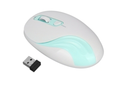 Aetheria mouse Sem Fio 2.4g Design Ergonomico Ajustável Dpi 800 2000 para Laptop Desktop Azul