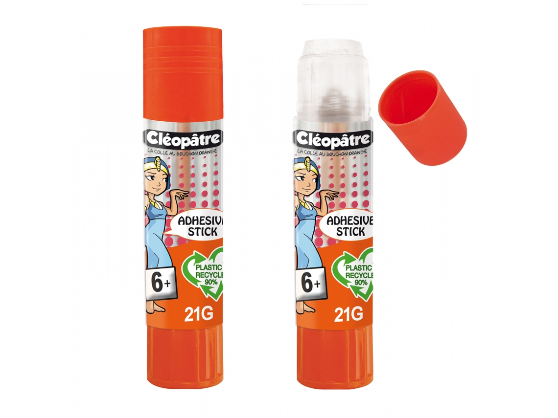 Stick Cola Transparente Cleostick 21G CLEOPATRE