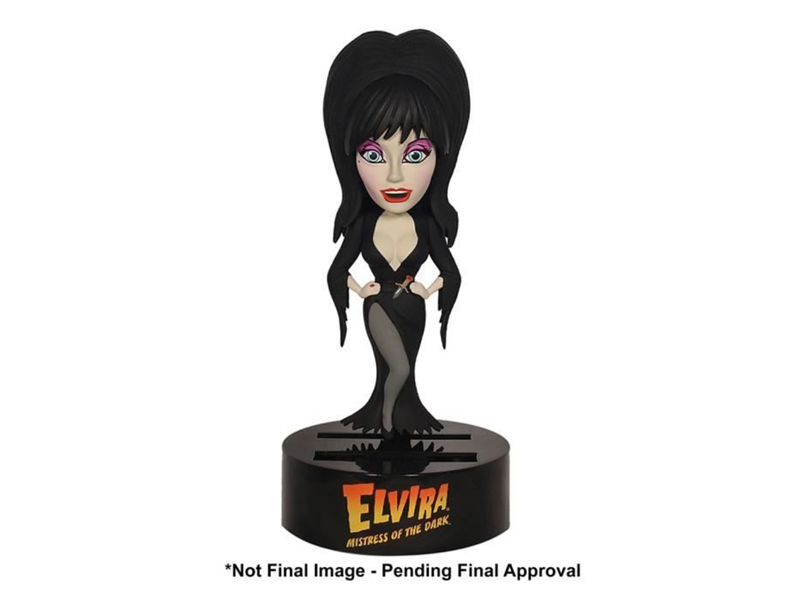 Figurina De Brinquedo Elvira Senhora Das Trevas Corpo Balançante Pvc 16 Cm