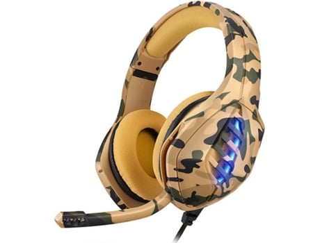 Auscultadores INTERSTELLAR RBG144 (On Ear - Microfone - Amarelo)