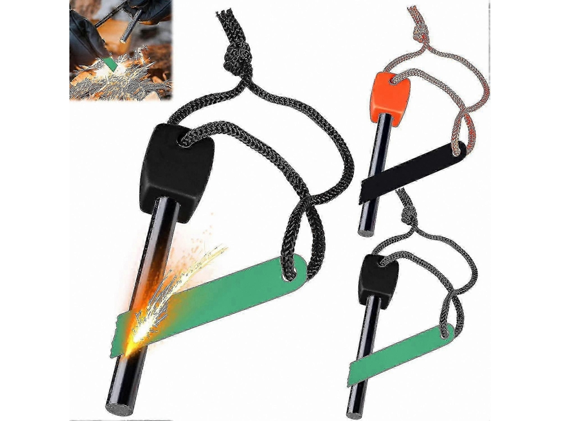 Pederneira De Magnésio Para Iniciar Fogo, Ideal Para Camping E Trilhas, Ferramenta De Sobrevivência E Equipamento Artesanal Para Atividades Ao Ar