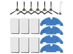 Conjunto De 17 Peças De Reposição Para O Aspirador Robô M330 Pro: Acessórios, Filtros Hepa, Escovas Laterais E Esfregão._ozo