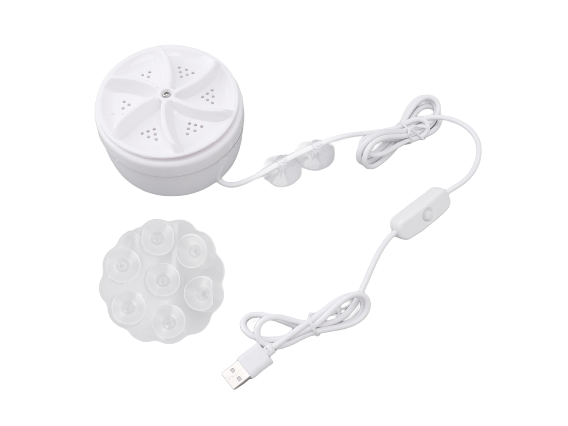 Máquina de lavar portátil ultrassónica para roupa, meias e roupa íntima 5V 60W LAXISCREED