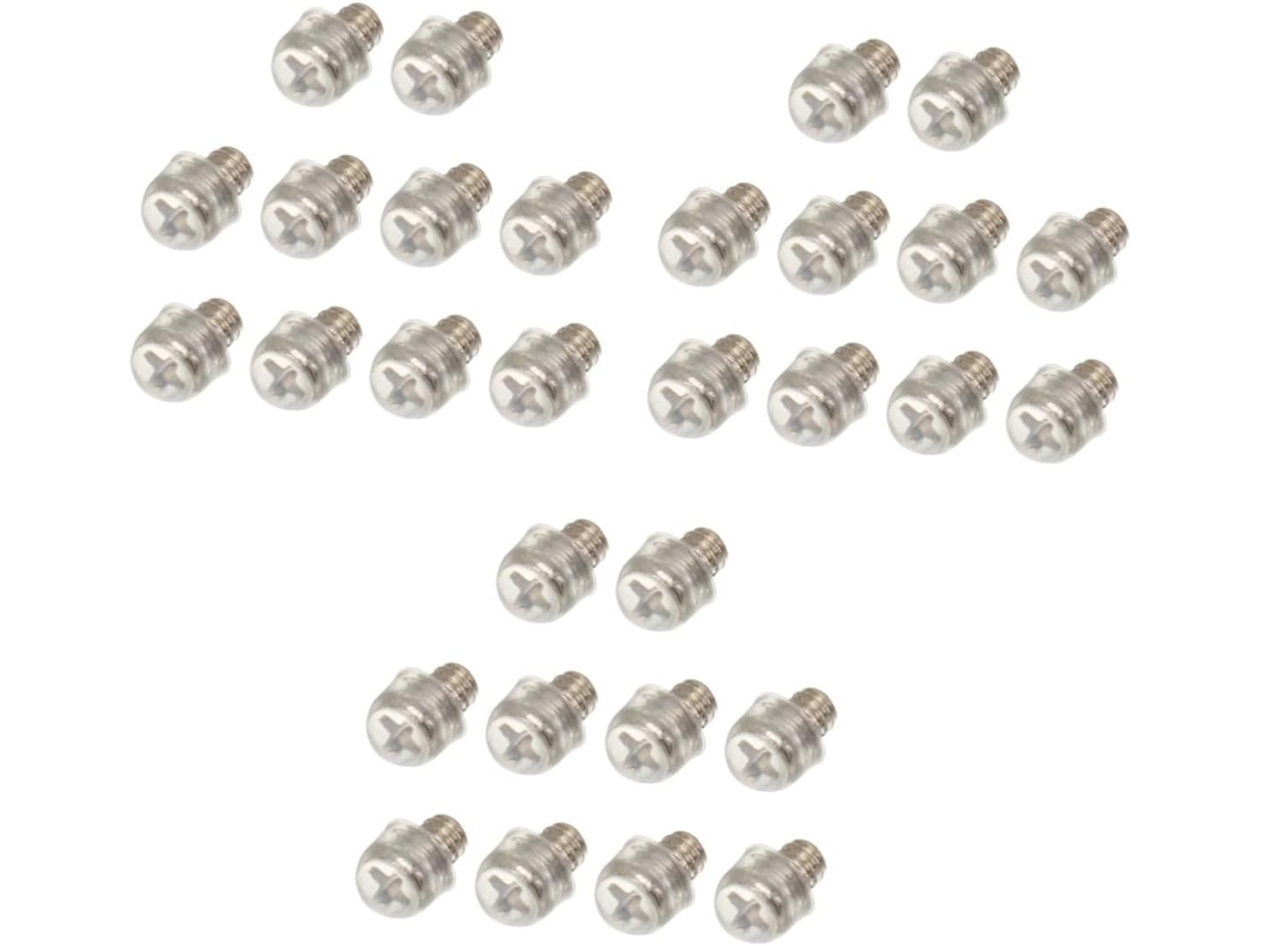Conjunto de 30 ferramentas silenciosas com protetor transparente para corte de cabelo e acessórios para cabelo.