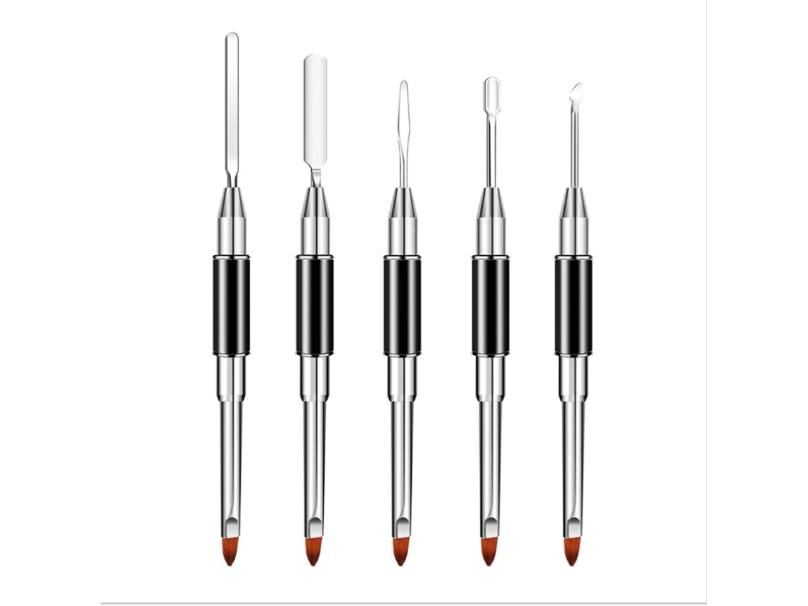 Conjunto De 5 Canetas Para Unhas Com Pontas Duplas*