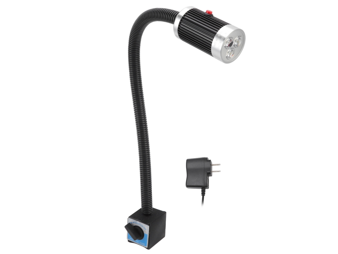 2026 luz Led Industrial de Trabalho com Base Magnética e Braço Gooseneck 9w para Máquinas