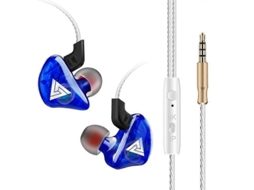Fones de ouvido intra-auriculares QKZ CK5 HiFi Star com a mesma música Hengrongshen