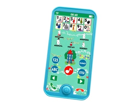 Aprendendo Smartphone Finlandês Moomin