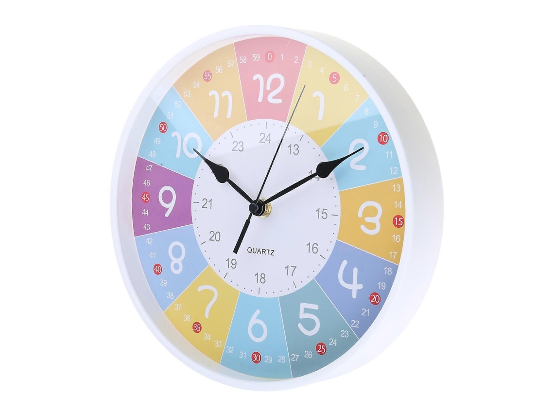 Relógio de Parede GOKOCO para aprender as horas, 25 cm, decorativo
