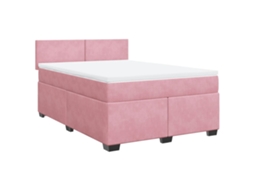 Box Spring Bed, Box Spring Beds Vidaxl Cor-de-rosa Veludo (160 X 200 Cm)