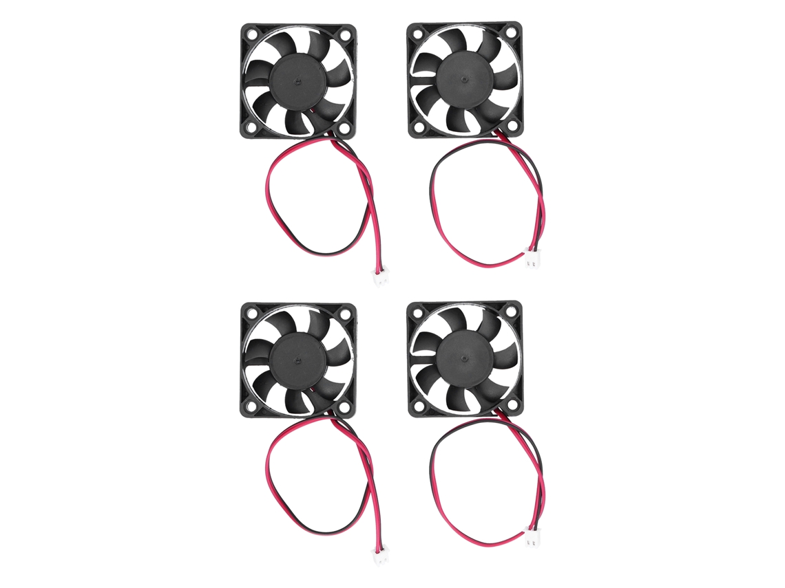 Ventoinha Cooler Computador 12v 50x50x10mm 4 Peças