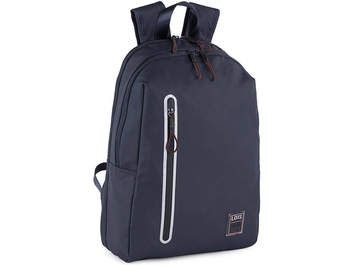 Mochila Desportiva LOIS Casual Com Bolso De Interior Azul (43 x 30 x 12 cm)