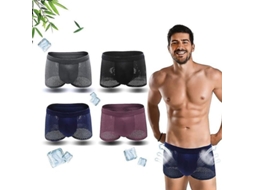 Cueca Boxhero Masculina de Bambu 2026, Conforto o Dia Todo, Material Macio e Respirável, Presente Ideal