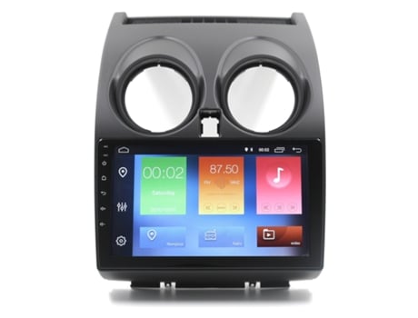 Rádio Navegação GPS Nissan Qashqai 2006 13 Android Auw