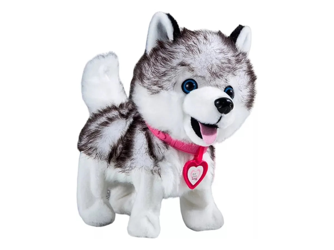 Lurelia Cão De Corda, Andando Cantando Em Peluche De Cão, Com Som Interativo