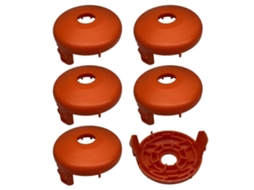 Conjunto De 6 Tampas De Reposição De Plástico Para Carretel De Aparador De Grama Gardena Turbotrimmer Smallcut, 05329-20