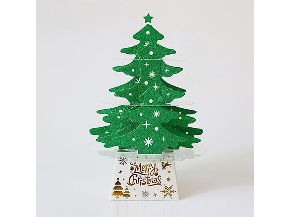 Mini Enfeites De Mesa Para Árvore De Natal. Especificações Verde . Olysi Shop (sem Lâmpada)