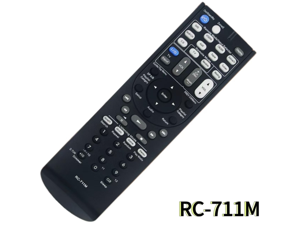 Compatível Com O Comando À Distância Rc-711m Para Amplificadores Av Da Onkyo