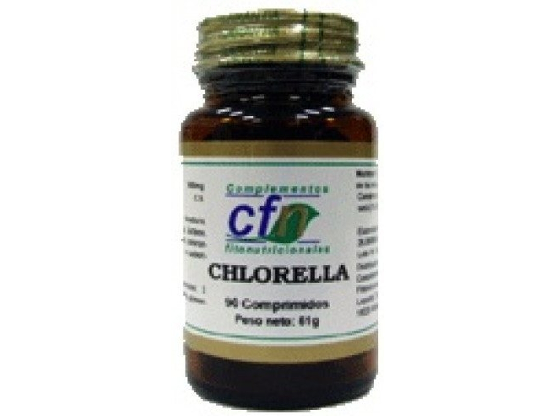 Suplemento Alimentar CFN Chlorella 500 Mg (Gengibre - 90 Comprimidos)