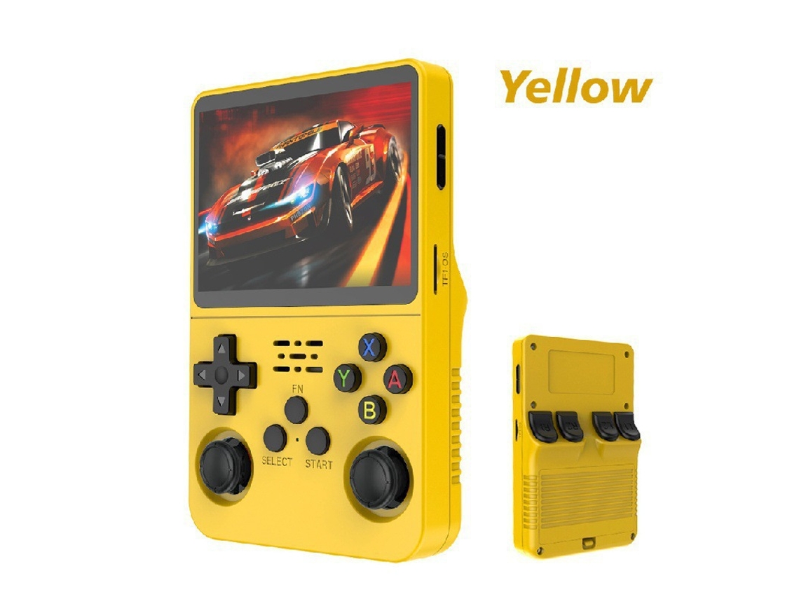 Consola de Jogos Portátil R36s com Tela de 3.5 Polegadas, Sistema Linux e 128GB XIAOMOYU