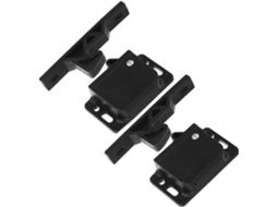Conjunto De 2 Travas Porta Armário Rv Em Abs Com Montagem Lateral Para Gavetas Trailers E Outros Veículos