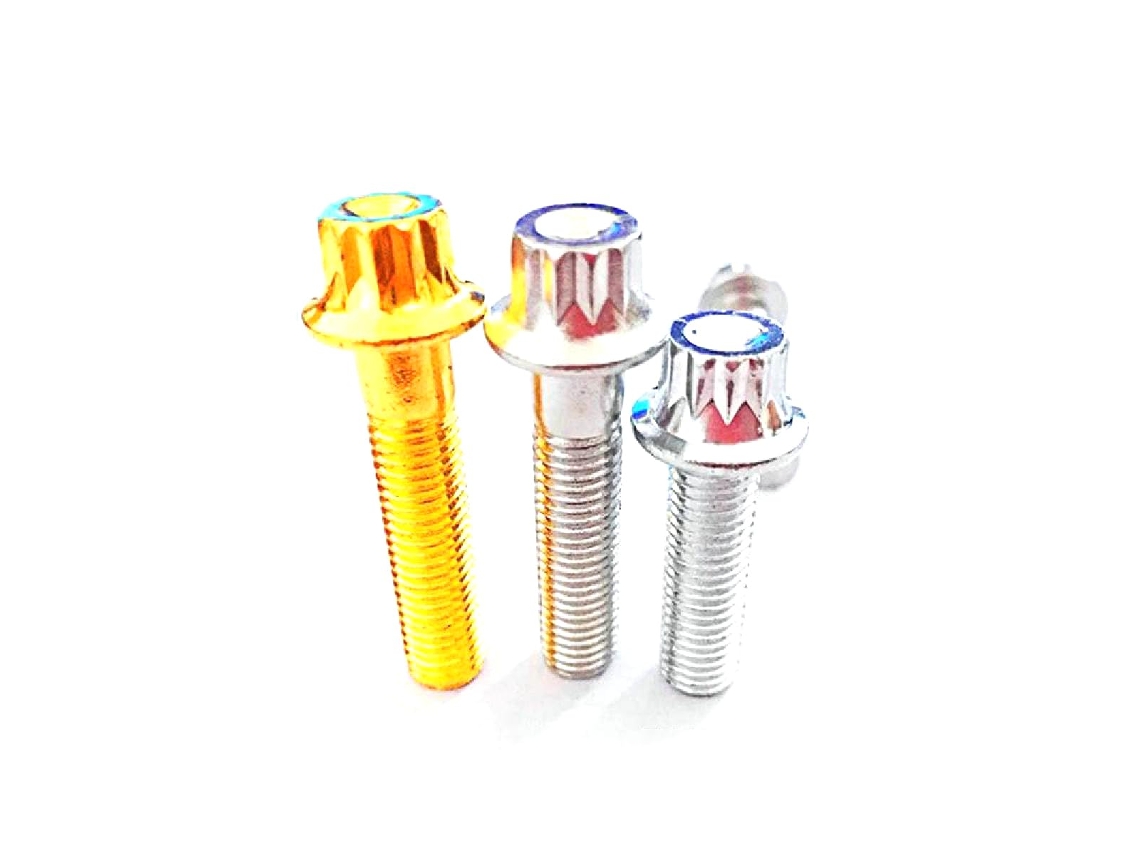 Parafuso De Cabeça Flangeada, Para Bicicleta, Aço Inoxidável Com Torx