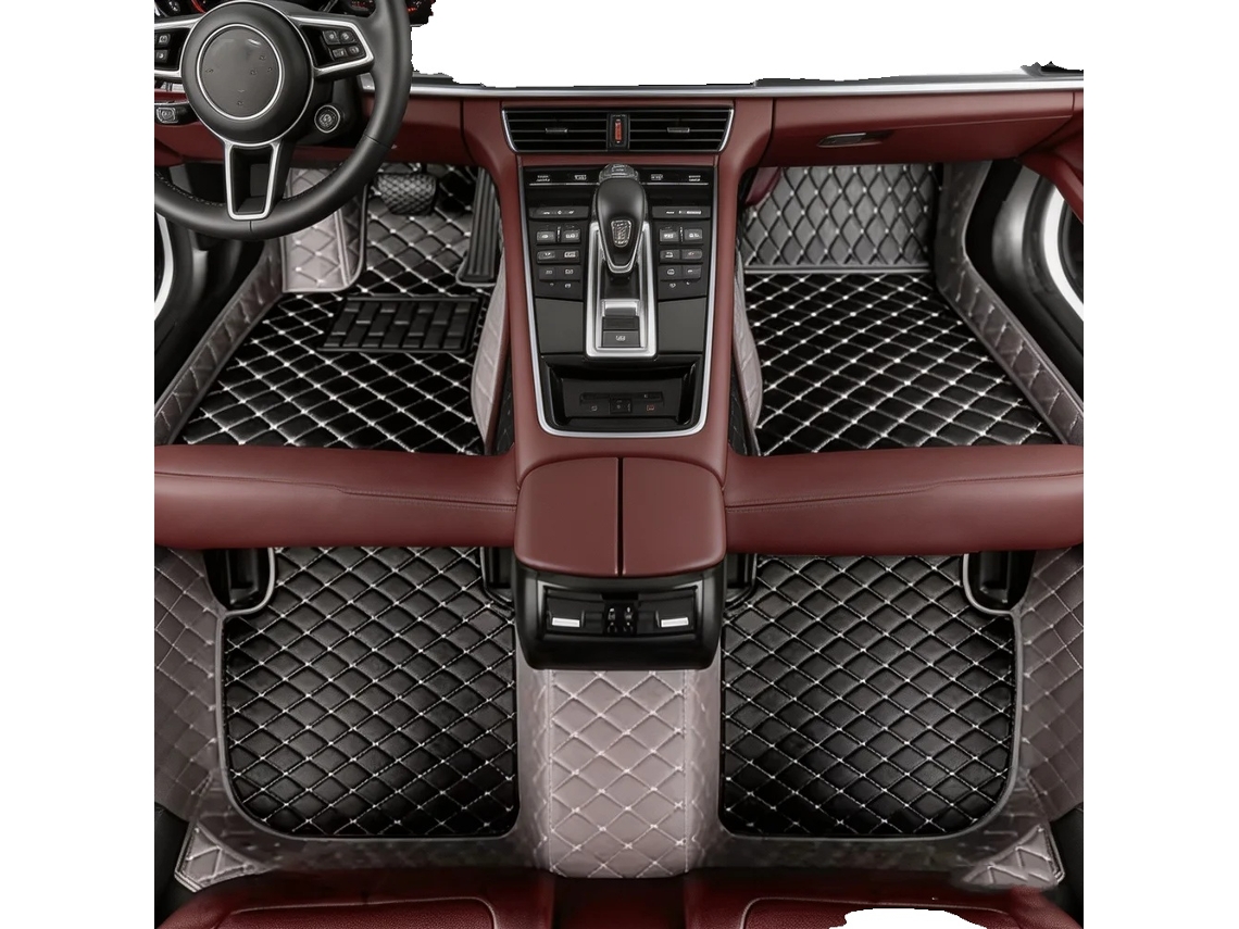 Tapetes De Carro, Couro 3d, Impermeáveis, Cores
