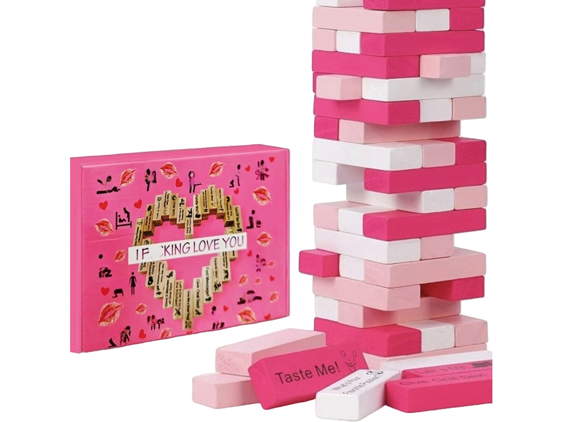 Laxiscreed Blocktower Jengagame Para Casal - Presente Divertido De Natal