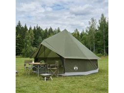 Vidaxl Barraca Tipi 6 Pessoa Verde-azeitona Poliéster E Aço