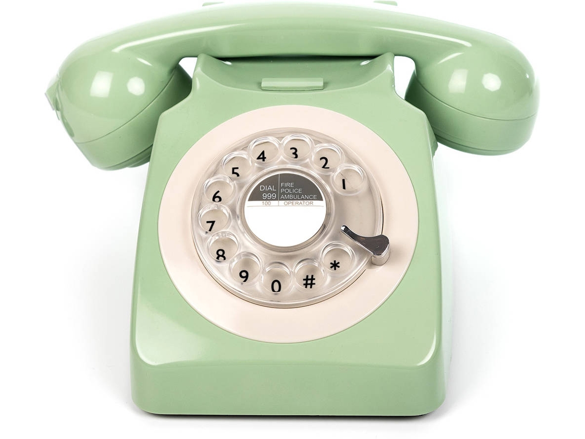 Telefone Fixo GPO 746 Verde Menta